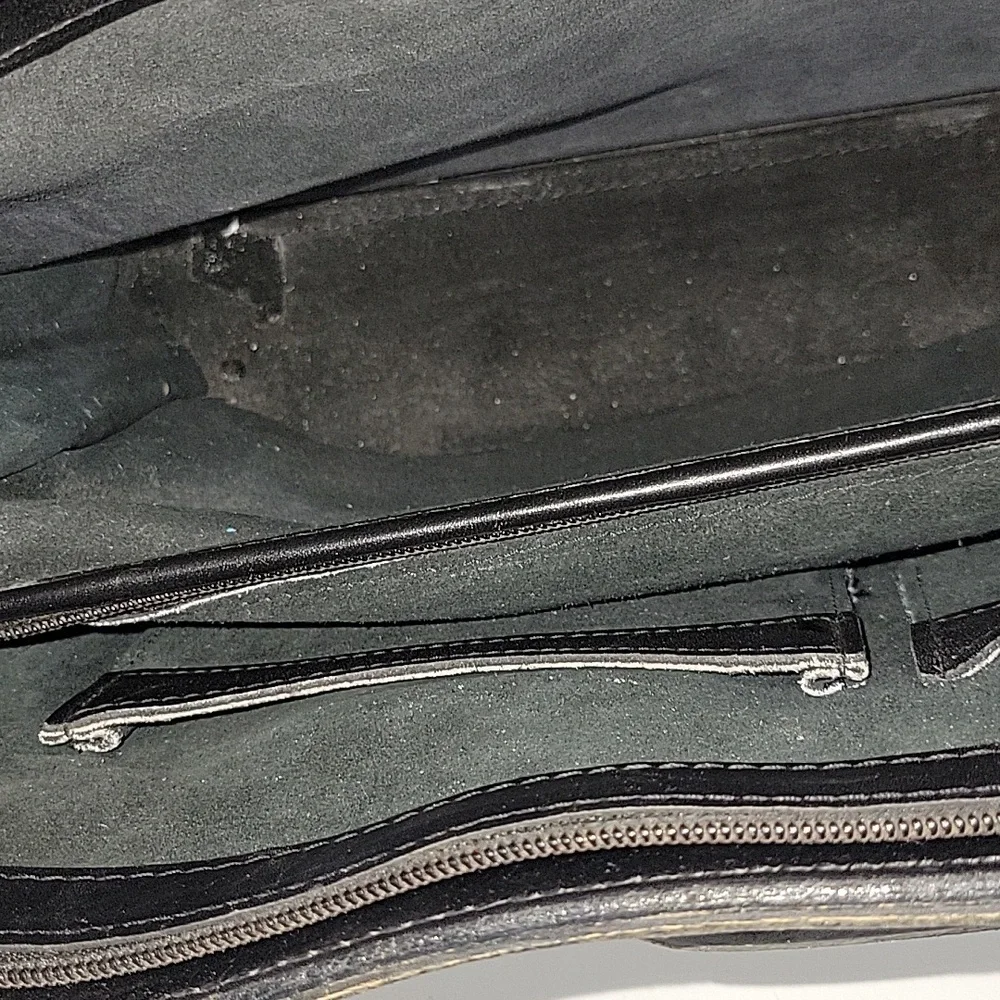Vintage Hartmann Black Leather Briefcase
